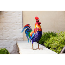 Outdoor Rooster Decor | Wayfair